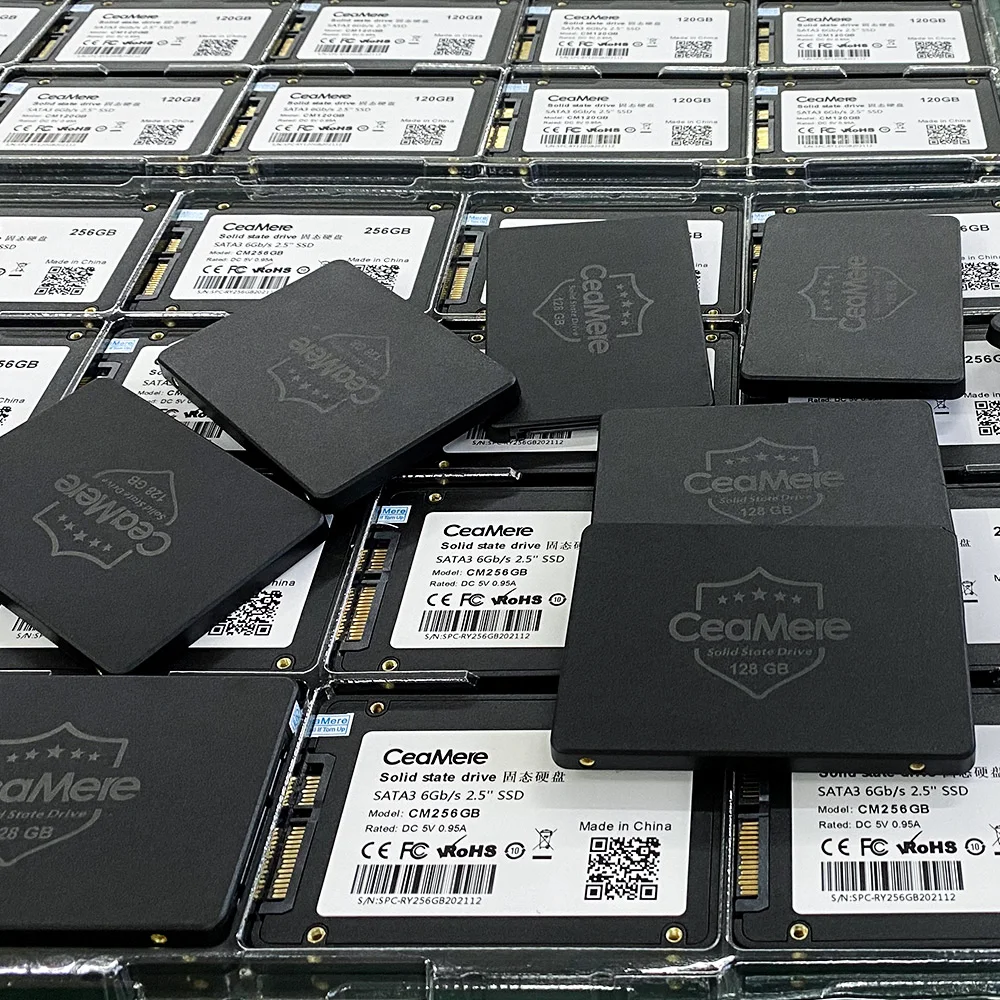 CeaMere SSD 10PCS 120gb 128gb 256gb 512GB Hdd 2.5 SATA SSD 1TB For