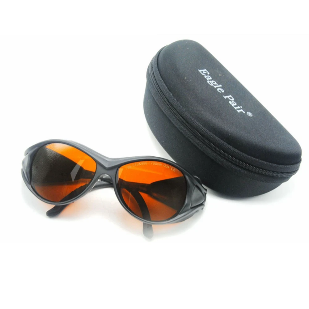 EP-1A OD4+ CE Eye Protection Goggles for 190nm-540nm 900nm-1700nm 1064nm YAG Infrared Laser Safety Glasses
