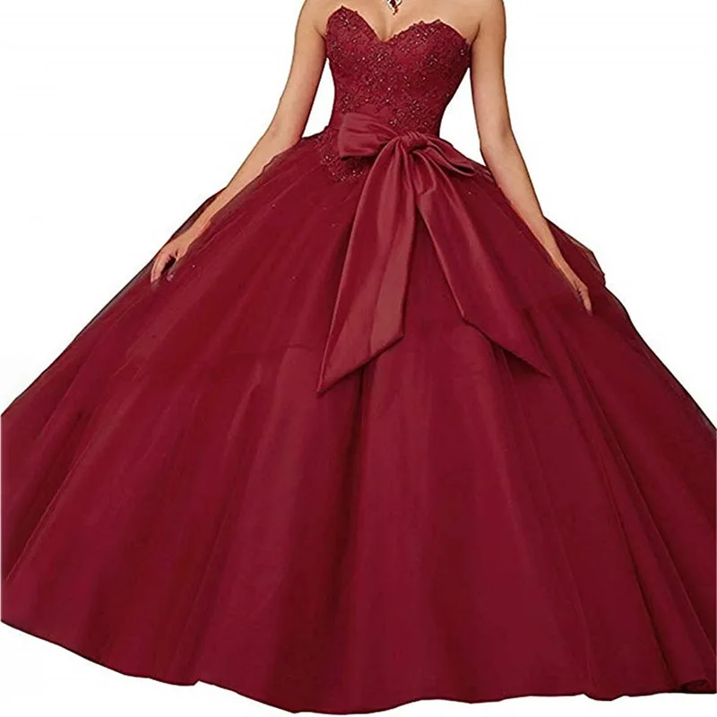 Evening Party Lace Dresses for Women Long Sweetheart Elegant Floor Length Applique Sleeveless A-Line Ball Gown Dancing Dresses