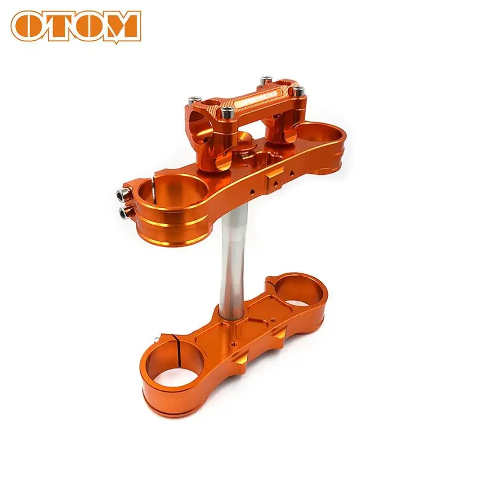 OTOM For KTM Motorcycle Steering Stem Assembly Upper/Lower Triple Tree Clamps And Riser Adaptor Bar Mount SX EXC XCW XCF 125-530