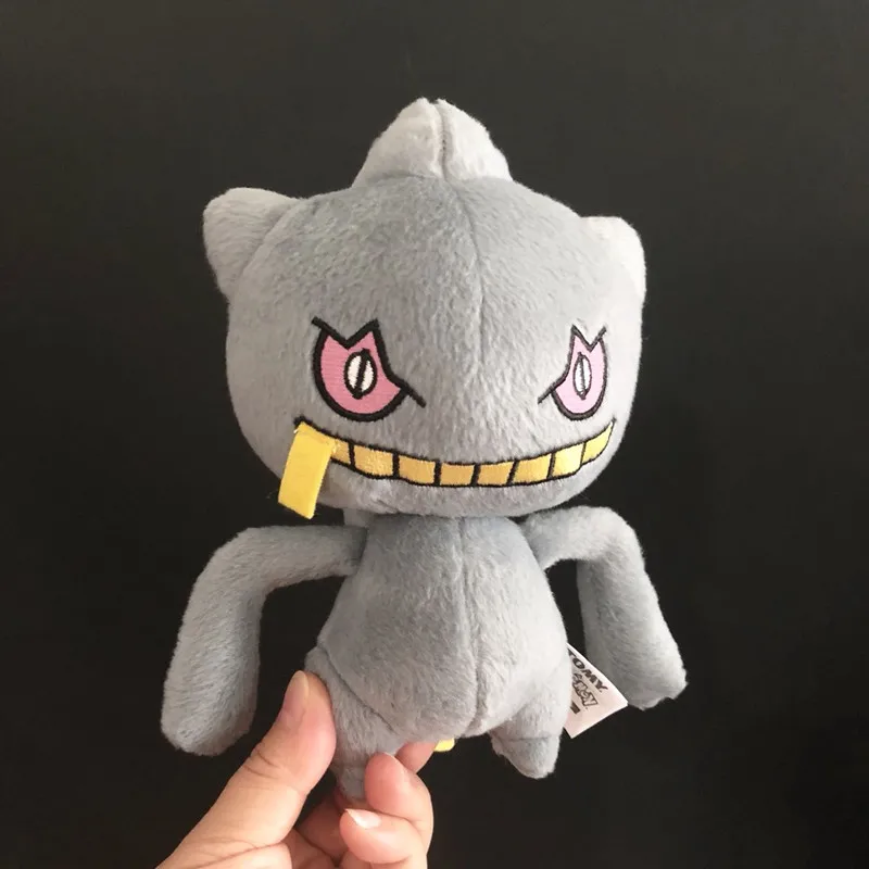 TAKARA TOMY Pokemon Cartoon Banette peluche bambole 18cm regalo di compleanno per bambini carino