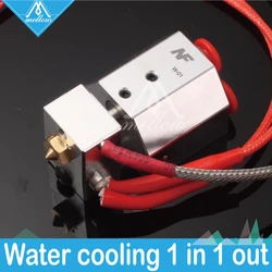Mellow All-metal hotend Simple replace Kit for printing peek PA filament FOR V6 AQUA water cooling 3D printer extruder