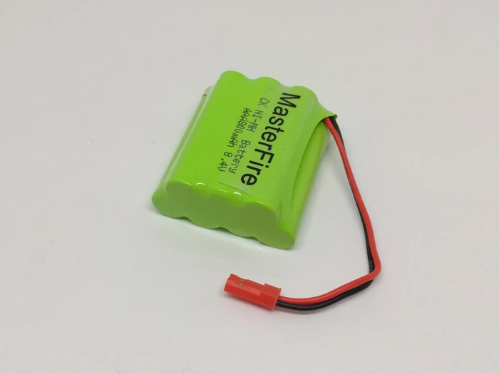 MasterFire Original 7x AAA 8.4V 800mAh RC Rechargeable Ni-MH Battery Cell Pack with JST Plug for Helicopters Robots Cars Toys