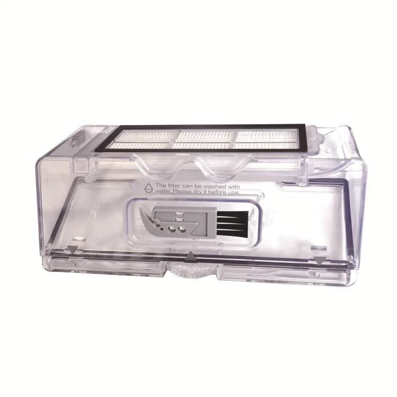 เครื่องดูดฝุ่น Dustbin Hepa Filter สำหรับ Alfawise V10/ZK901/JS35หุ่นยนต์เครื่องดูดฝุ่นฝุ่นกล่องเปลี่ยน