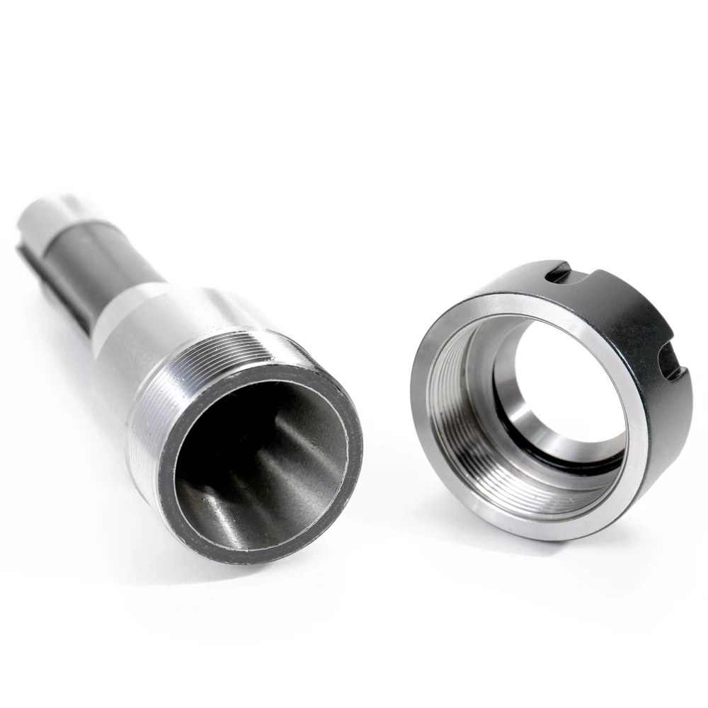 R8-ER32 (7-16)Imperial Milling Tool Holder + ER32 6PCS SInch Spring Collet + 1PCS Wrench Set untuk CNC Milling bubut alat