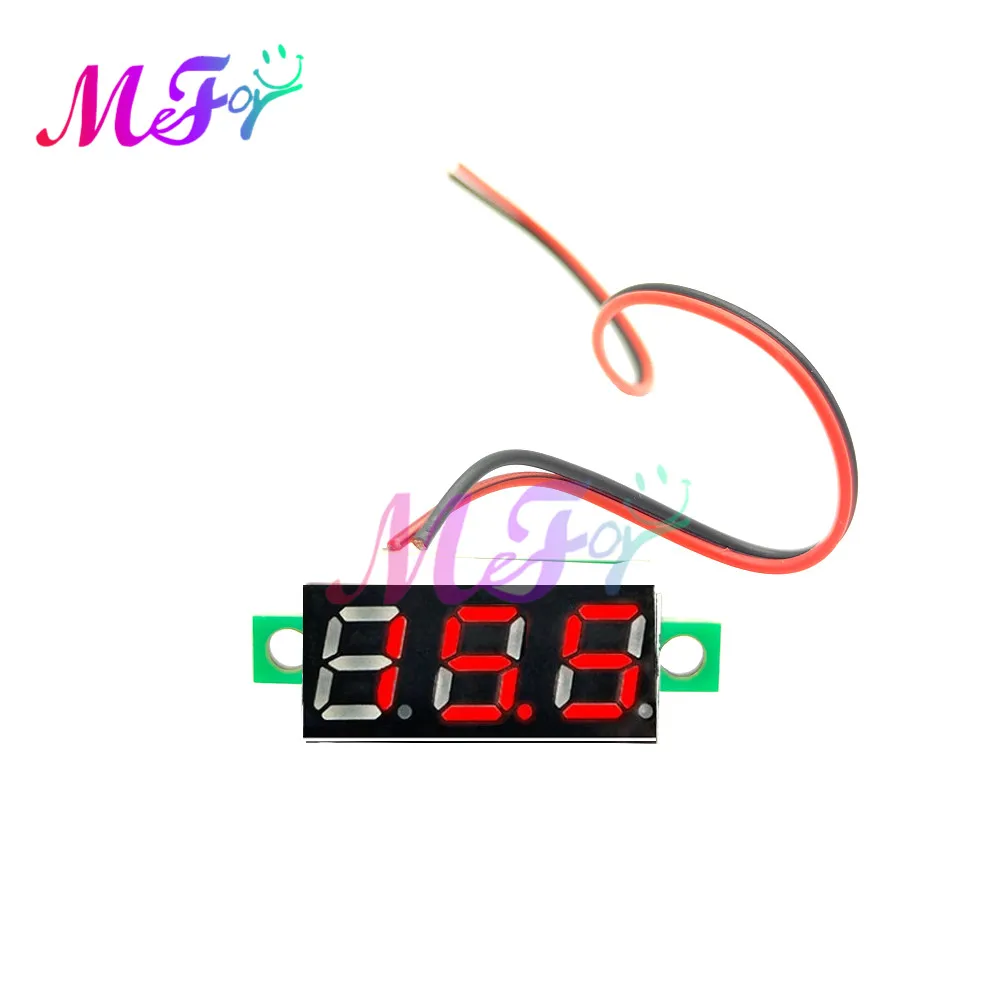 DC 0-100V 0.28 Inch Voltmeter Motorboat Motorcycle Car LED Panel Digital Voltmeter Tester Monitor Display Voltmeter