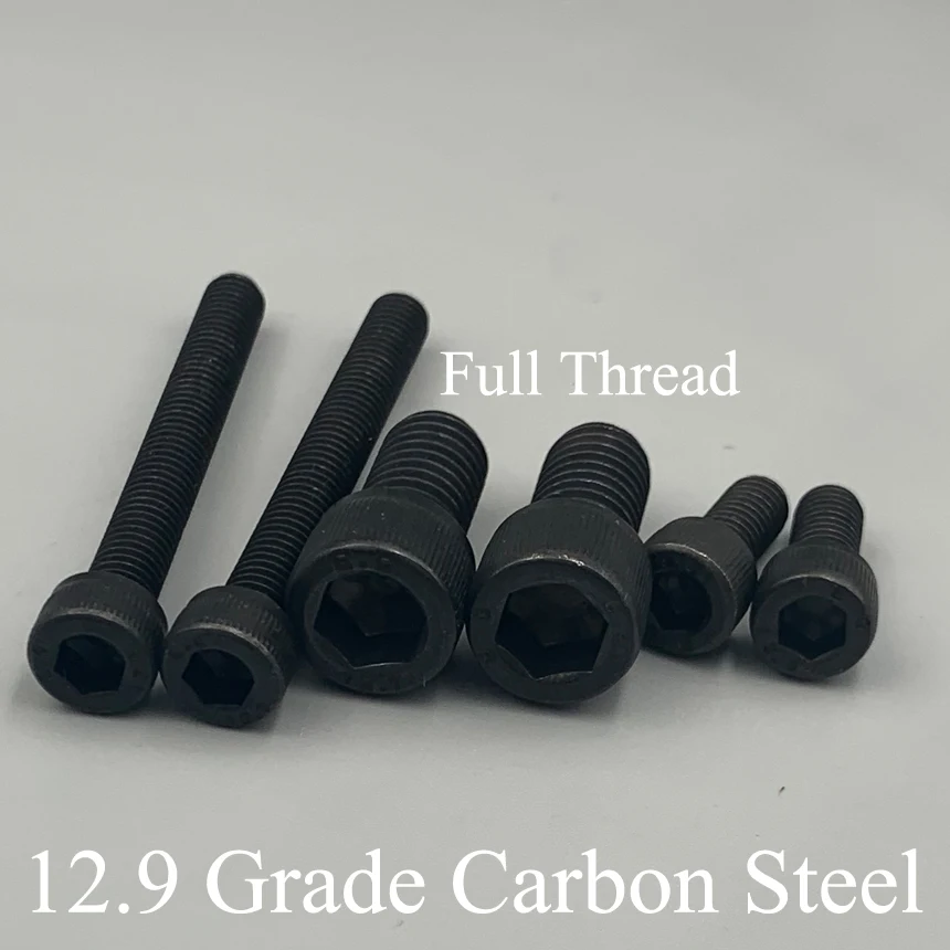 M14*1.5*80/90 M16*1.5*45/50/55/60 1.5mm Pitch 12.9 Grade Steel Full Fine Thread Cap Allen Head Bolt Hex Hexagonal Socket Screw