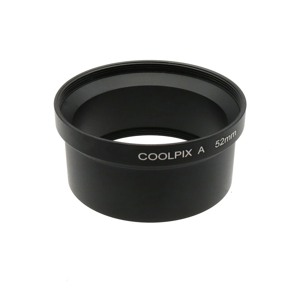 Tubo adaptador de Metal para Nikon Coolpix A, lentes y filtro de 52mm, nuevo