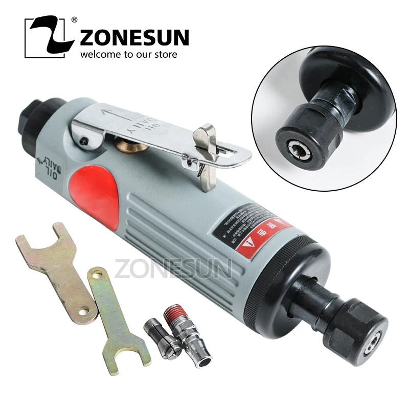 

ZONESUN R-7306 Pneumatic Die Grinder Air Die Grinder Grinding Mill Engraving Tool Polishing Machine for Pneumatic Tools