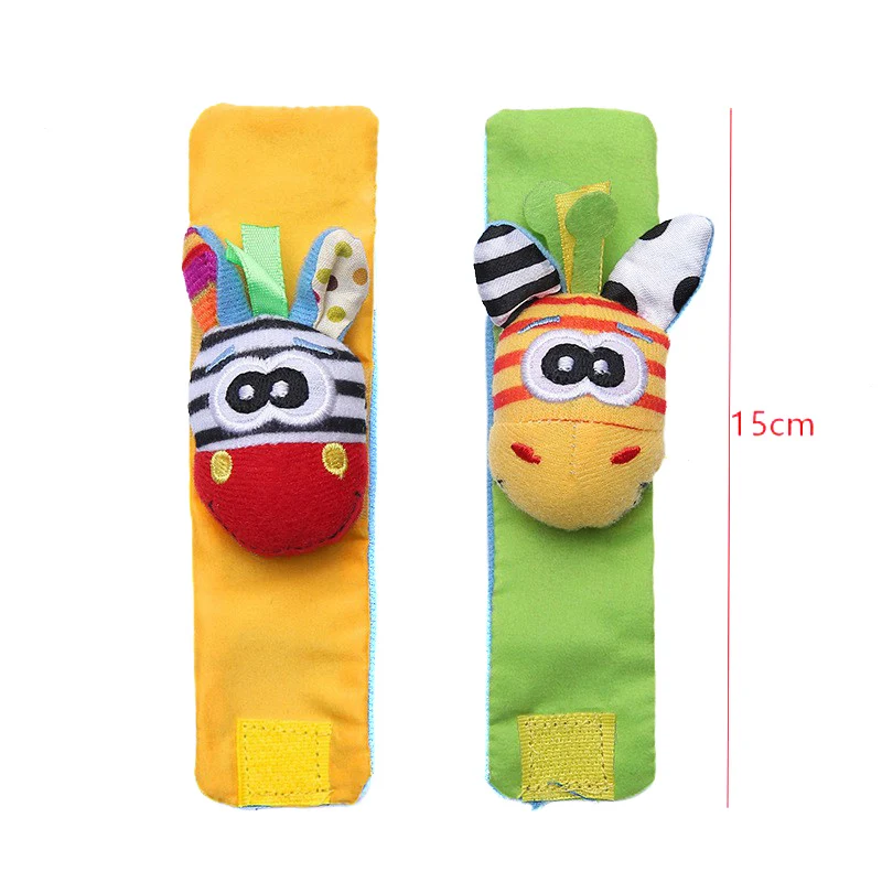 1pcs Infant Baby Toys Bebe Rattles/socks Can Make Sound Cute Toy For Baby Boy Toys  Hanging  Early Learning Educate Random Color