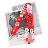 YQ293 Big Hero 6 Lanyard Baymax Neck Strap Phone Rope Key ID Campus Card Badge Holder Cartoon Keychain Necklace Lariat