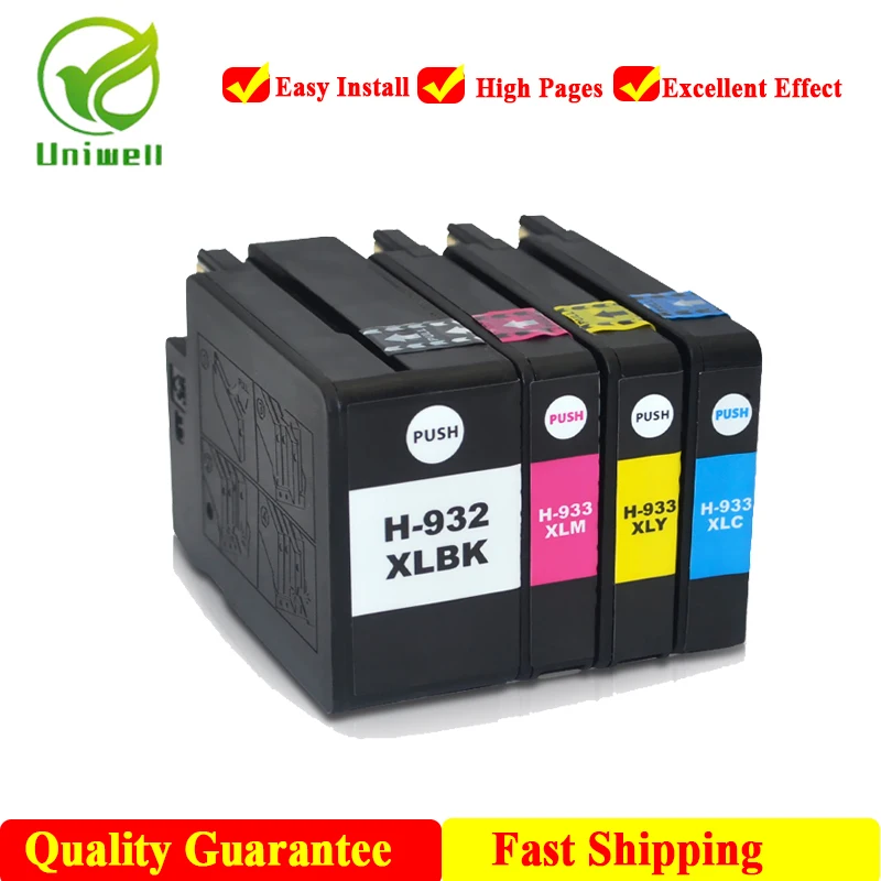 932XL 933XL New Version Ink Cartridge For HP 932 933 HP932 HP933 Officejet 6100 6600 6700 7110 7610 7612 7510 7512