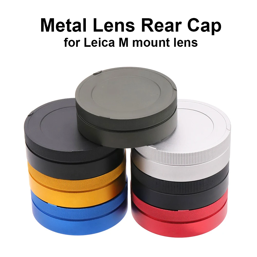 Metal Rear Lens Cap for LEICA M mount lenses Aluminum Alloy Silver / Black / Red / Blue / Golden