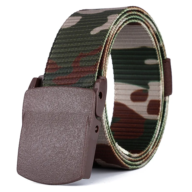 Heren Riem Leger Outdoor Jacht Tactische Gordel Multifunctionele Camouflage Combat Riem Survival Marine Corps Canvas Nylon Mannelijke Riem