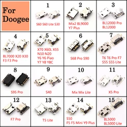 2PCS For DOOGEE X20 X30 Y7 Y8 Y6 piano Mix lite S30 S60 lite BL7000 BL12000 pro Mix2 S95 PRO Charging Dock Connector Port Socket