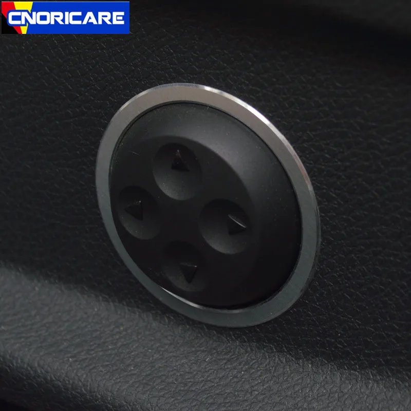 Aluminum Alloy Car Seat Adjustment Circle Decoration Stickers Trim For Mercedes Benz C E Class W205 W213 GLC X253 2015-2018