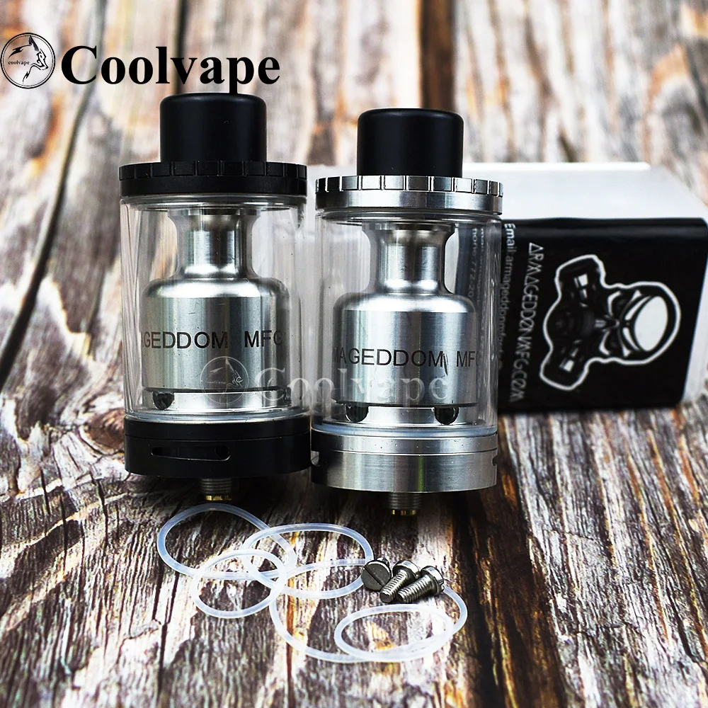 coolvape ohmec rta tank 10ml 30mm 316 SS Top filling single dual coils support adjustable airflow Atomizer vs Tauren Max RDTA