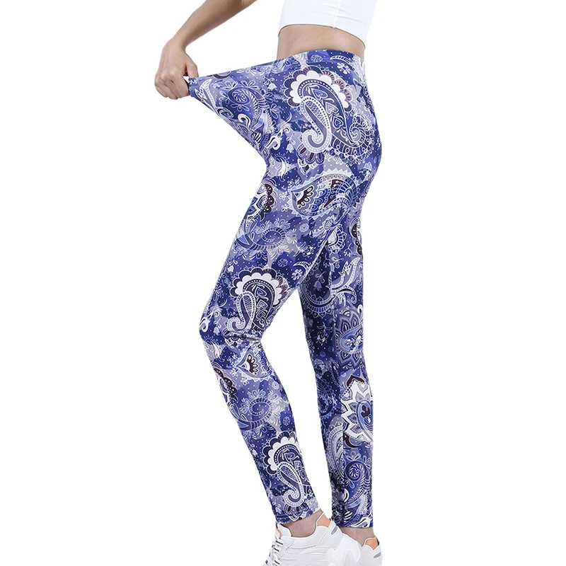 INDJXND Tie Dye Leggings Frauen Hohe Taille Gym Sport Fitness Push Up Hosen Training Läuft Gestrickte Knöchel-Länge Mode boden