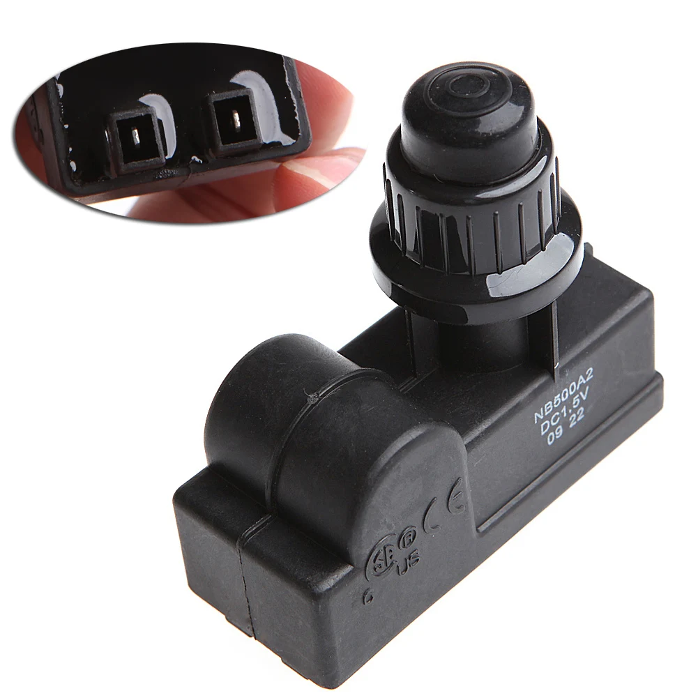 2024 New BBQ Gas Grill Replacement 2 Outlet AA Battery Push Button Ignitor Igniter Black