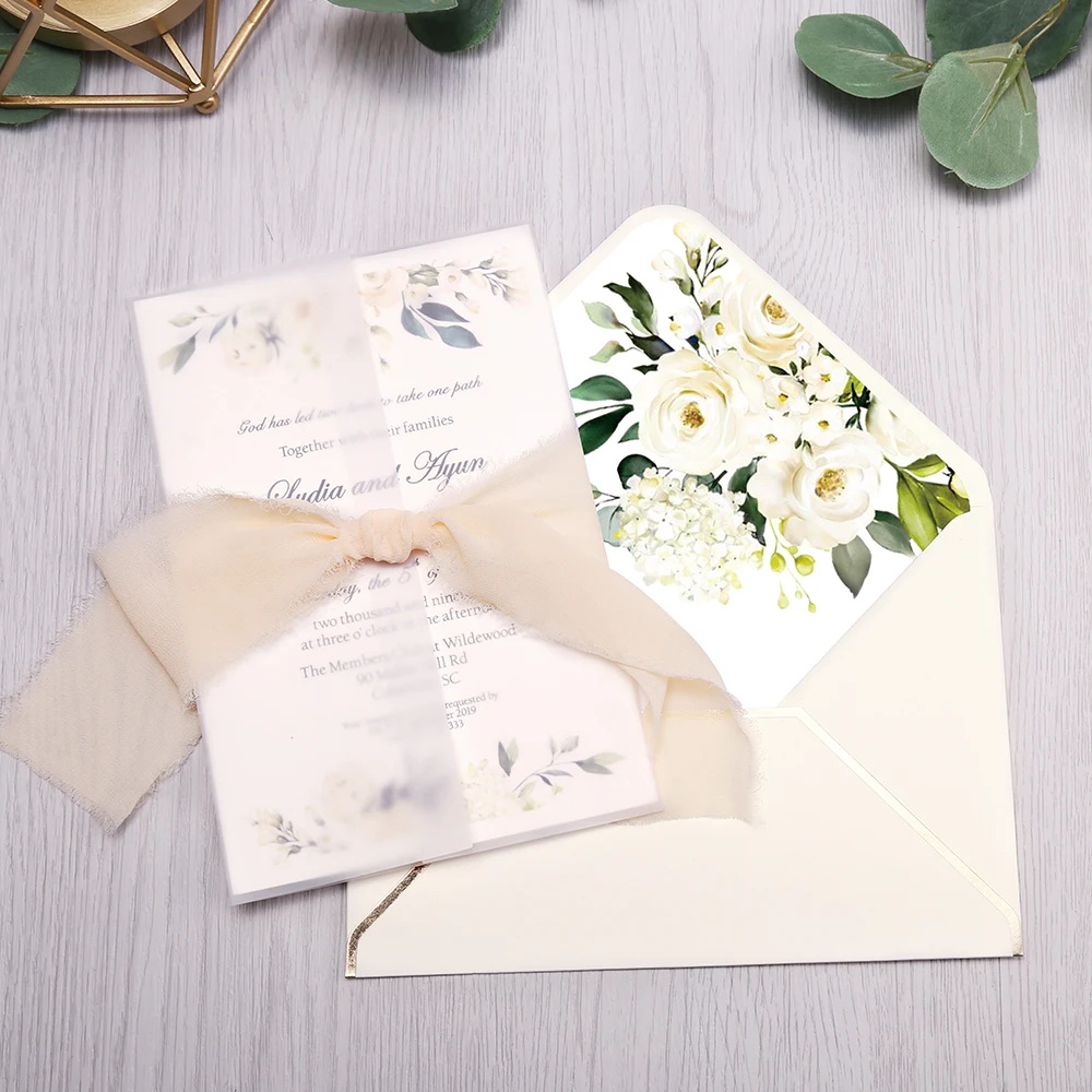 1 Pcs Invitations C…