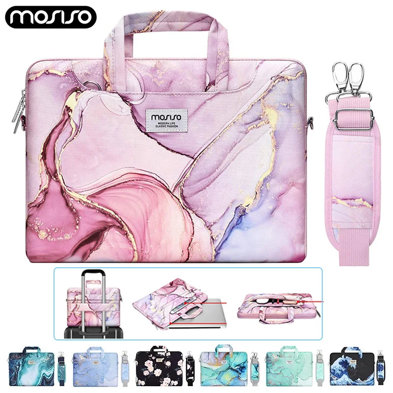 Laptop Shoulder Bag for MacBook Pro 14 16 Air 13 2022 M1 M2 A2681 15 17 17.3 inch HP Dell Lenovo Asus Acer Briefcase Sleeve