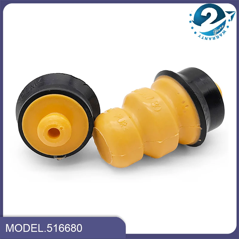 2pcs Rear Axle Suspension Rebound Rubber Buffer Block 516680 For Peugeot 207 301 Rear Shock Absorber Buffer Rubber Block
