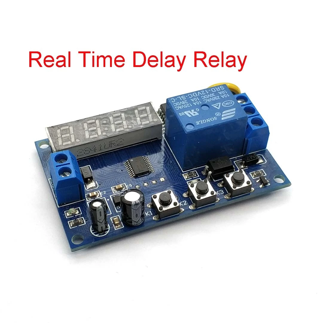 12V24V Real-Time Relay, Time Control Switch, Time Switch, Delay Module Circuit Board