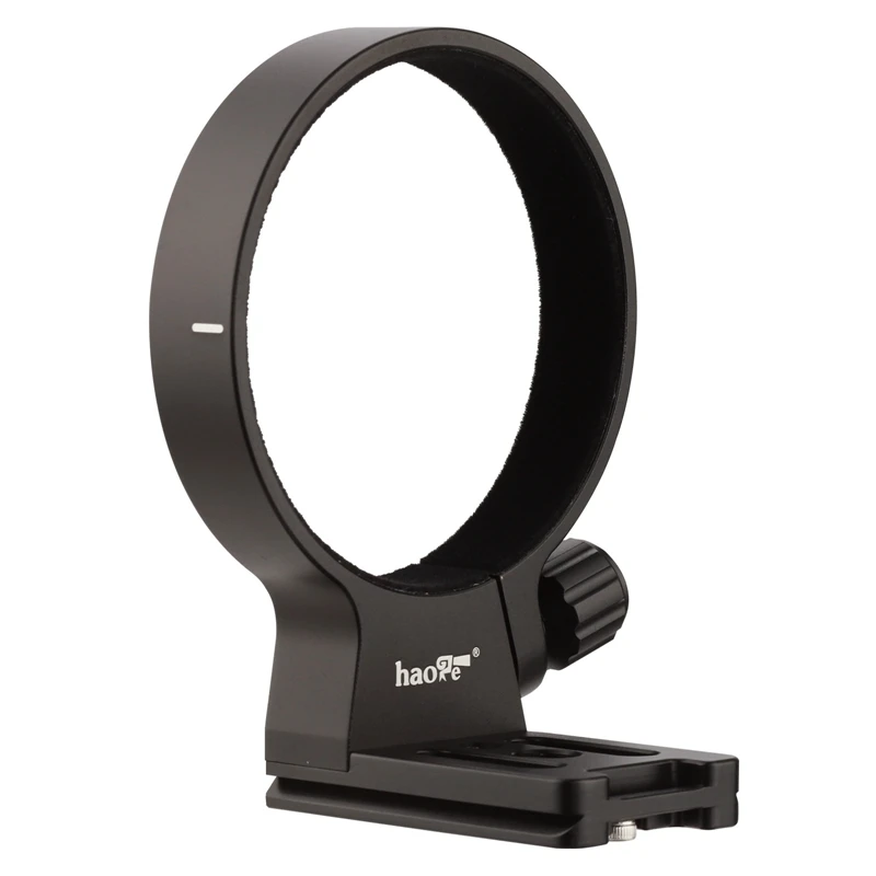 Haoge LMR-RF100 Lens Collar Tripod Mount Ring Stand Base for Canon RF100mm F2.8 L MACRO IS USM Lens Canon RF-Mount built-in Arca