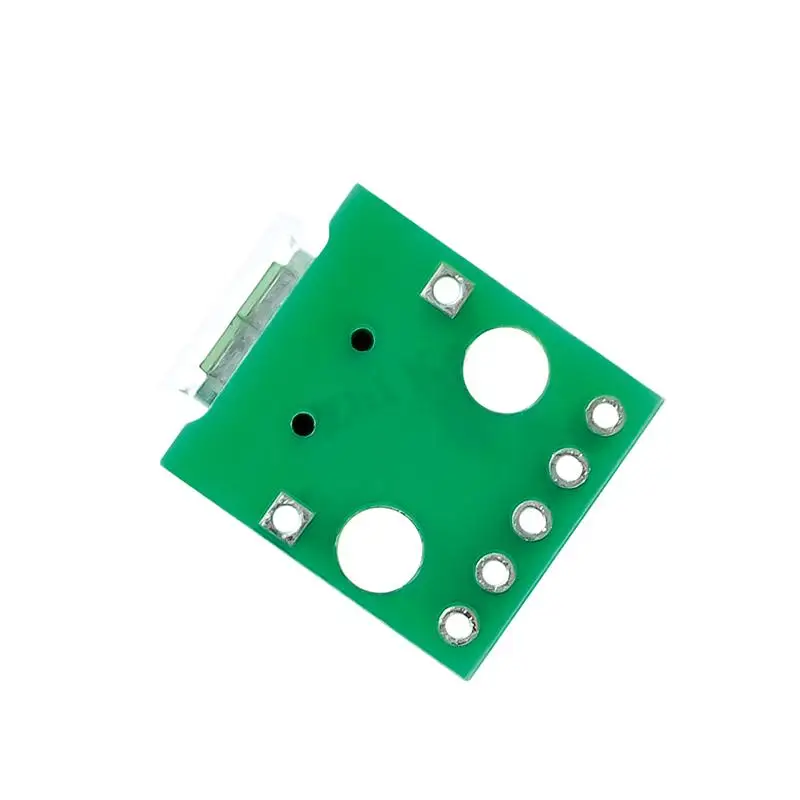 10 pieces of MICRO USB to Dip female socket Type B Mike 5p SMD to in-line adapter board Welded female PCB USB-01 SMT