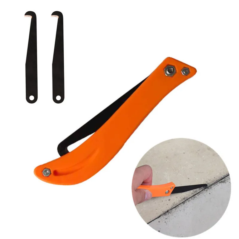 1Set Foldable Tile Gap Repair Hook Knife + 3pcs Blade Wall Floor Ceramic Mortarof Grout Seam Clean Remover Construction Tool