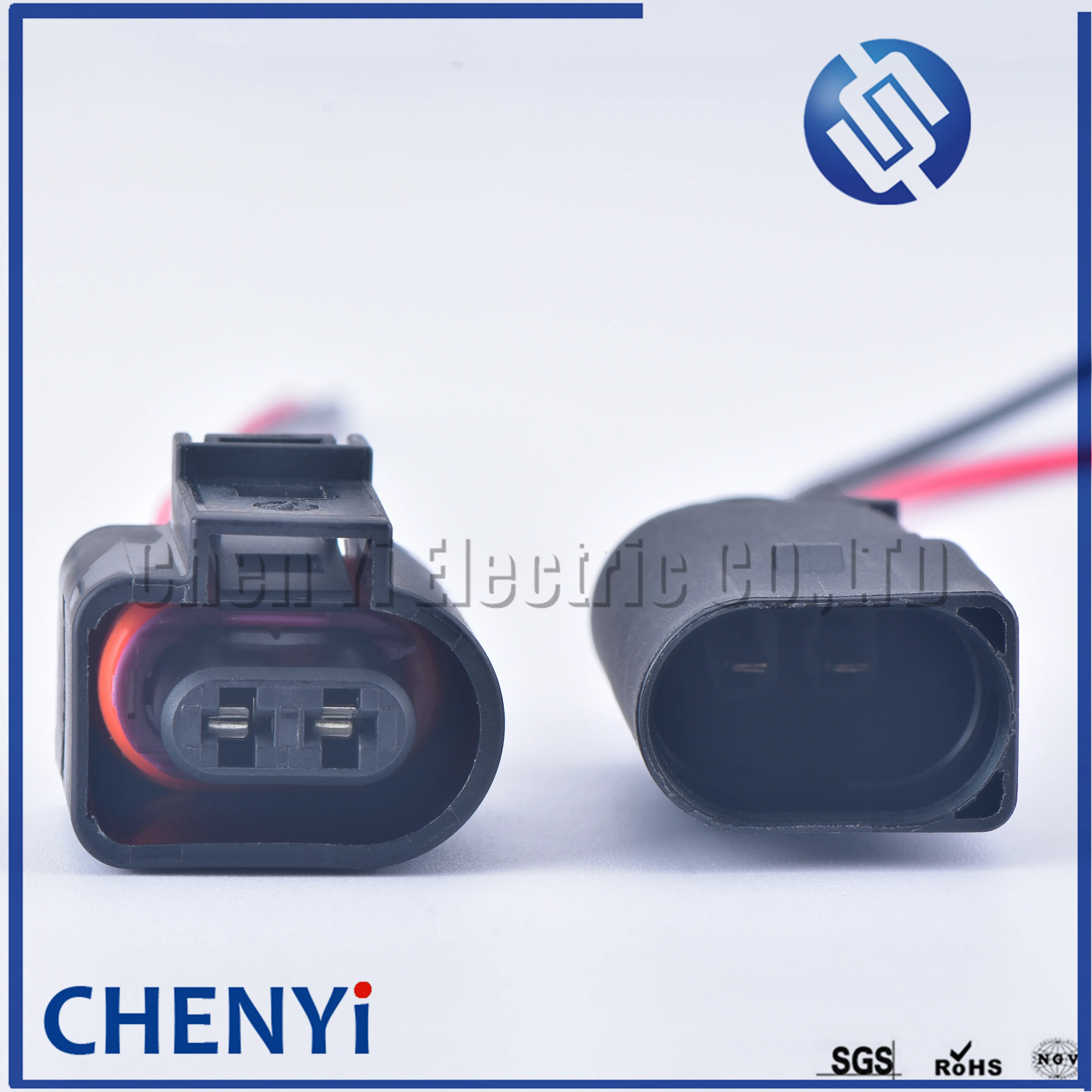 2 Pin 3.5mm Auto waterproof wiring harness connector Plug 1J0973722 1717692-1 8D0973822 1J0 973 722 8D0 973 822 For VW Audi