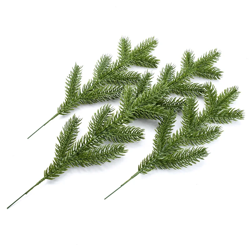5pcs Artificial Plants Christmas Crafts Tree Vase Home Room Decora Accessories Wedding Wreath Decorative Flowers DIY Gifts Box