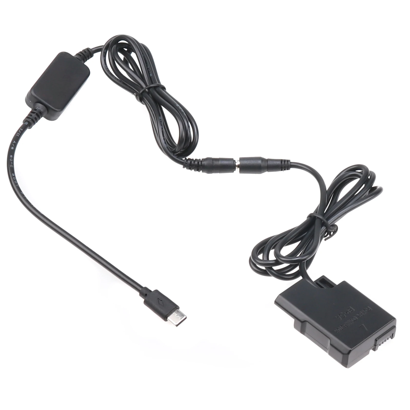FOTGA-Adaptador de batería ficticia EN-EL14 + Cable tipo C para Nikon, D3100, D3200, D3400, D3500, D5100, D5200, D5300, D5400, D5500, D5600, P7000