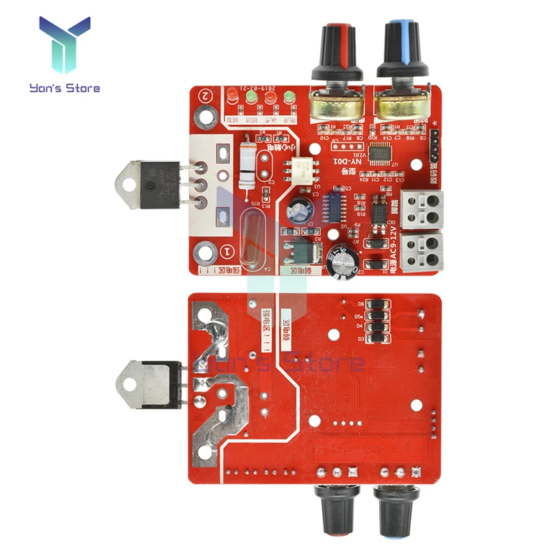 Imagem -05 - Soldador de Ponto Partes de Placa Controladora de Tempo de Pulso Único Display Digital Transformador de Corrente ny D01 40a 100a