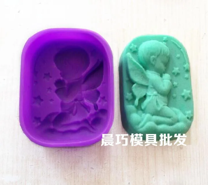 

Supply Single Hole Handmade Soap Mold Male Angel Mold 536b