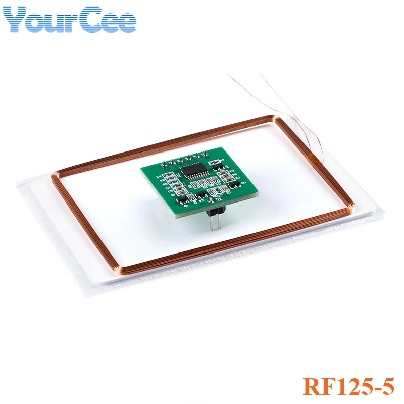 RF125-5 RFID Access Control Board Module 5V Reader Swipe Card Control Door Lock for 125KHZ EM4001 EM4102 EMID Smart Card