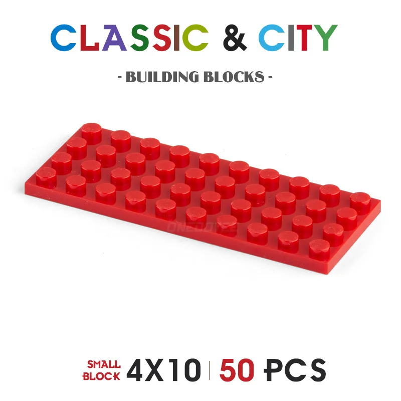 

4x10 DIY Building Blocks City Classic Brand Creative Bricks Building blocks Educational Kids Toys Small Size All Available 50PCS