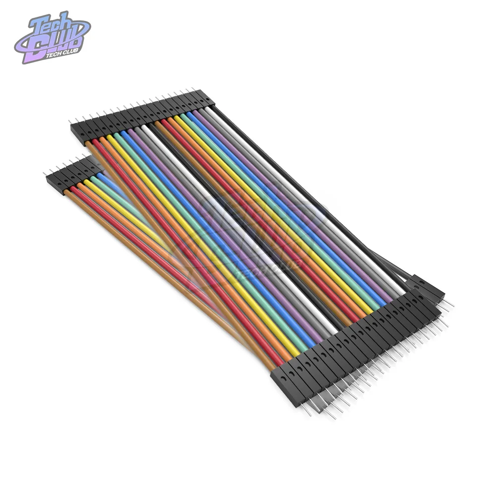 Câbles Dupont 40 broches mâle à mâle, mâle à femelle et femelle à femelle, 10/20/30/40CM, pour PCB Arduino, DIY