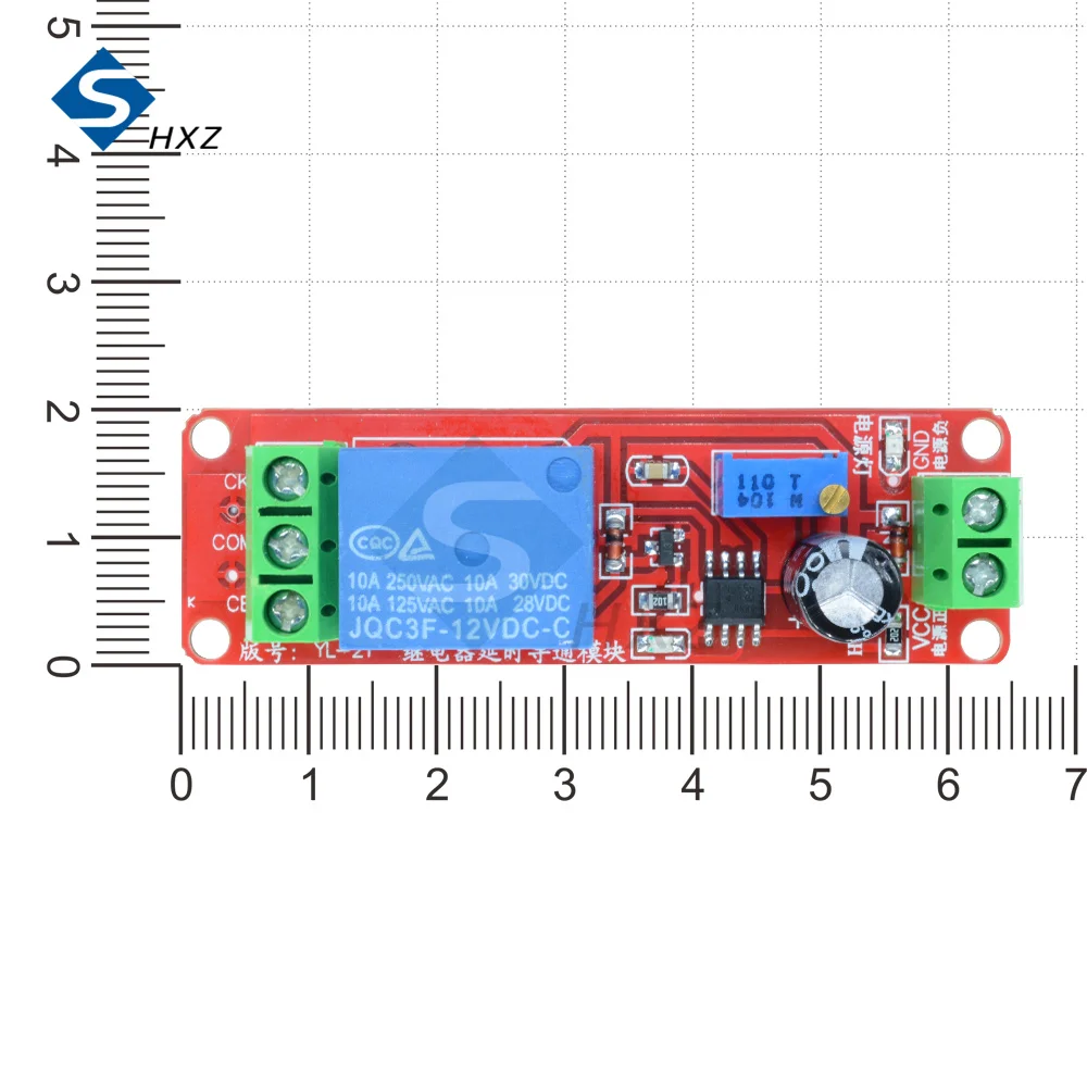 NE555 DK555 DC12 V Timer Switch Adjustable Disconnect Module Time delay relay Module DC 12V Delay relay shield 0~10S