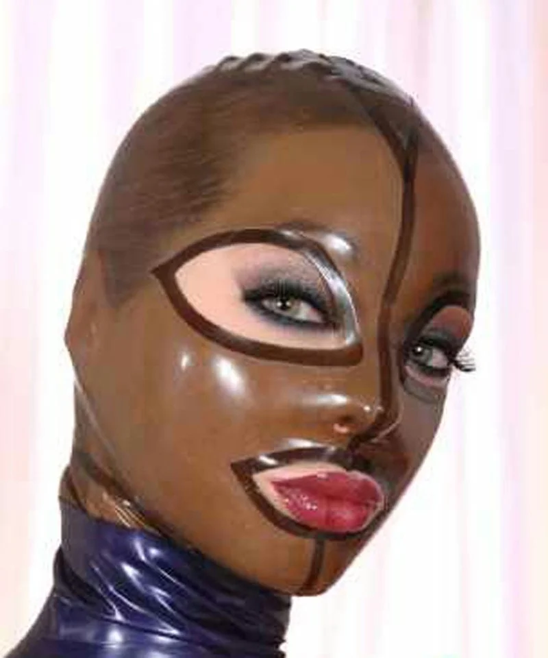 

Latex Mask Rubber Unisex Hood for Party Wear Catsuit Unique fetish fetish men bdsm bondage bdsm mask adult sex toys bdsm sex