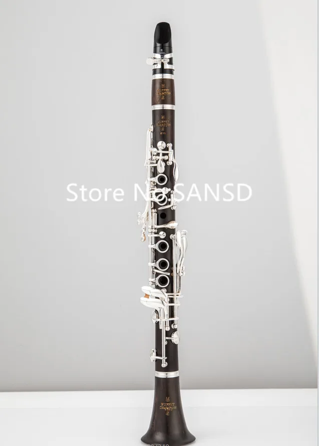 Buffet  E11 Clarinet E Flat 17 Keys Ebony Wood  Nickel Plated Professional musical instrument With Case Free Shipping