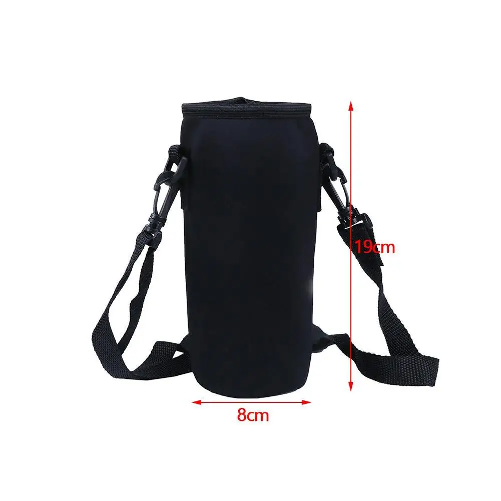 Outdoor Sports Water Bottle Thermal Holder Bag Scald-Proof Cases Cover Sleeve With Strap Suitable For 1 L Water Bottle