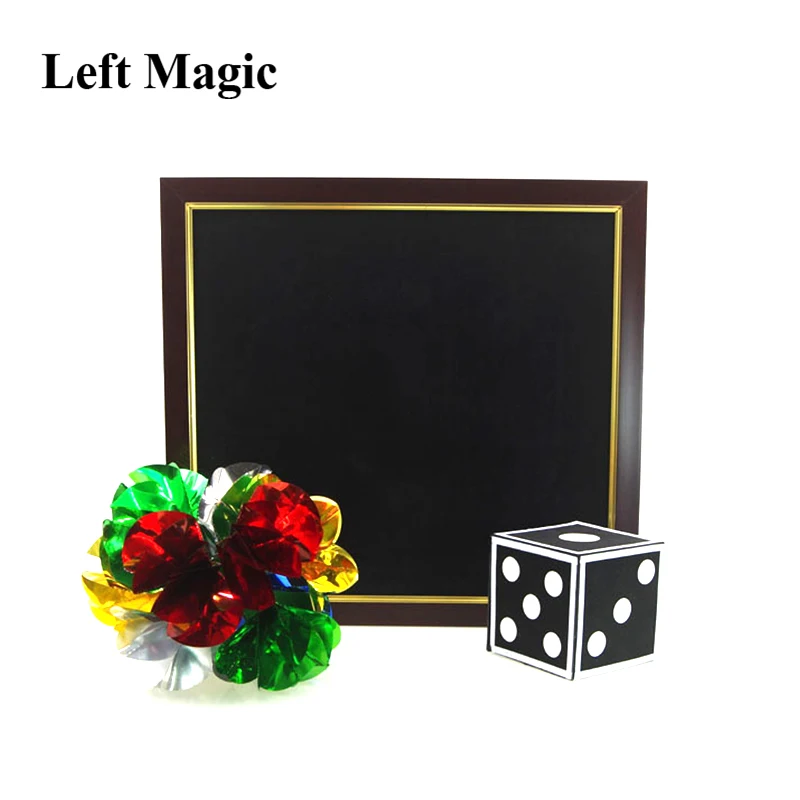 Funny Dice To Flower - Stage Magic Tricks Magic Props Magician Illusion Gimmick Puzzle Toys