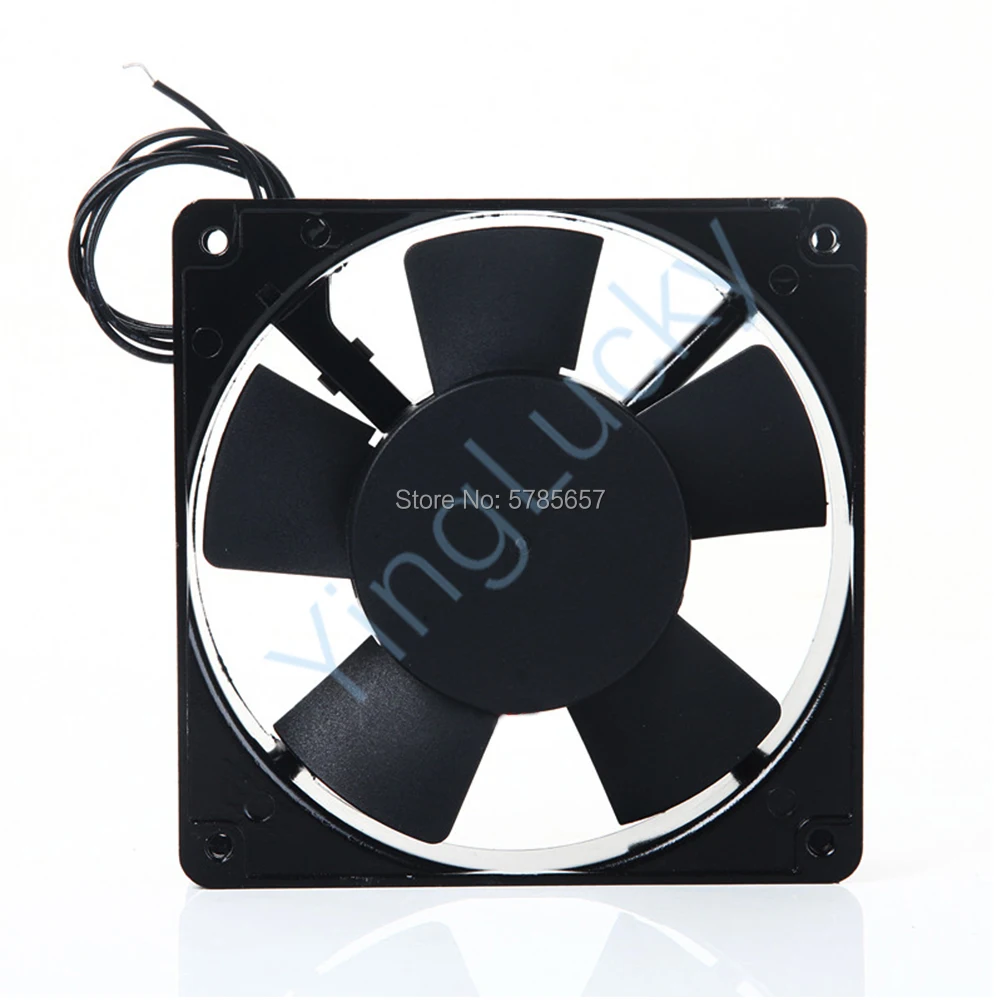 Arcade Cooling Fan with Iron Net, Square Metal Frame, Cabinet Fan for Crane Game Toy, Doll Machine Accessories, 120mm, AC 220V