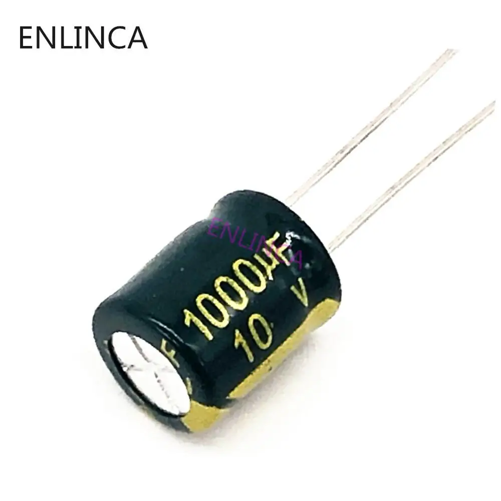 20pcs/lot 10v 1000UF Low ESR / Impedance high frequency aluminum electrolytic capacitor 1000UF 10v  1000uf 20%