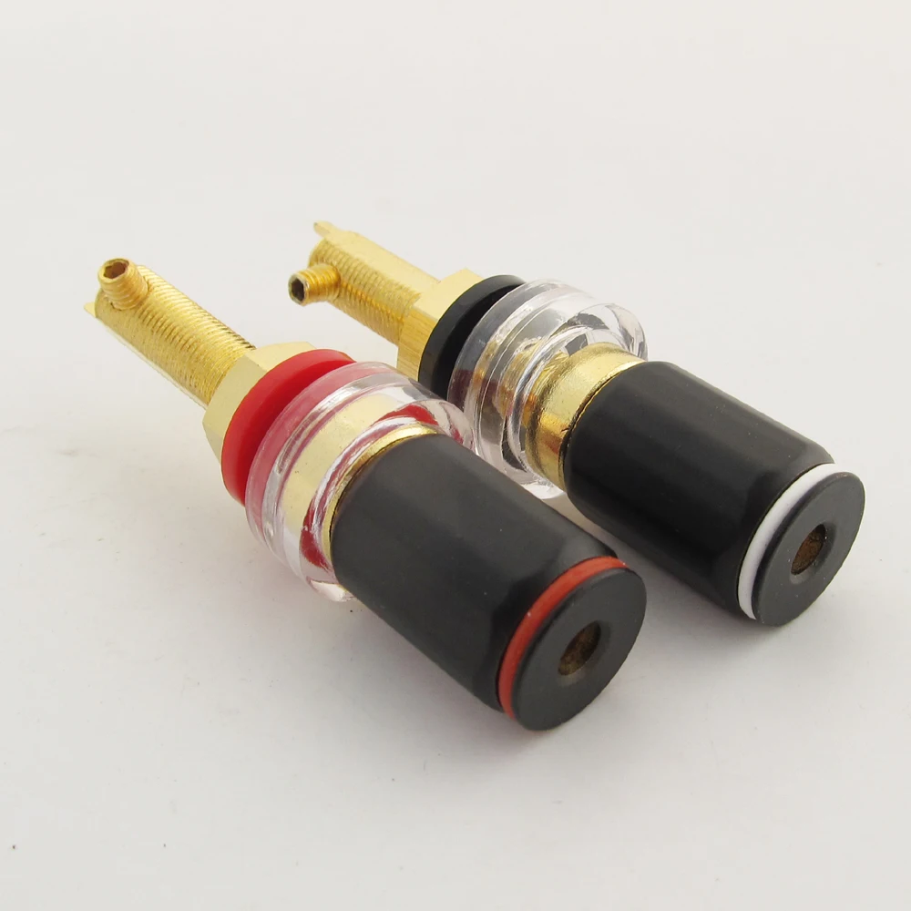 20pcs High Quality Brass HiFi Amplifier Speaker Terminal Binding Post 65mm