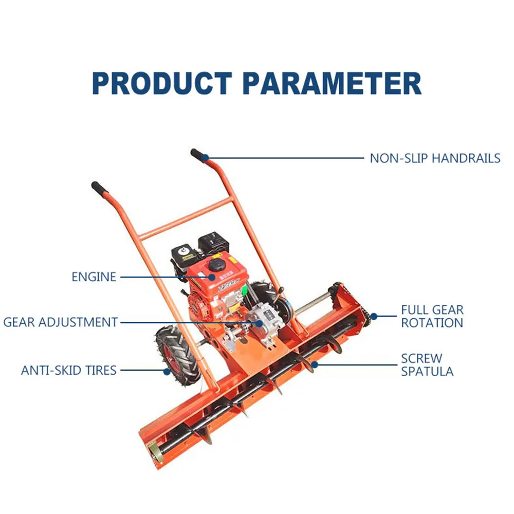 Small Electric Snowplow Snow Shoveling and Outdoor Snow Removal for Self-propelled Residential Housing Estates