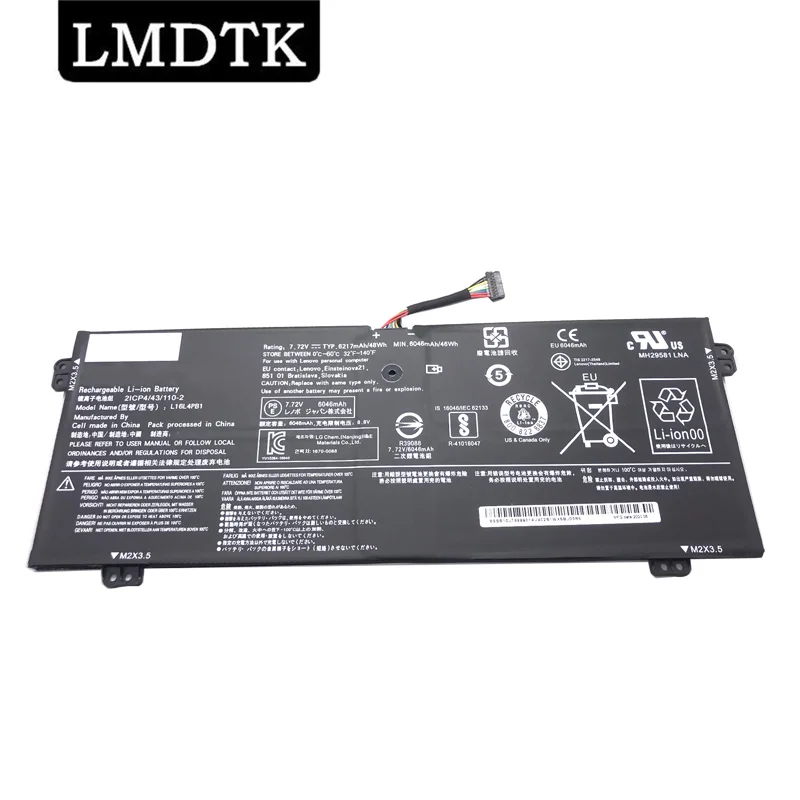 

LMDTK New L16L4PB1 Laptop Battery For Lenovo YOGA 720-13IKB 13IKBR 15IKB 730-13IKB L16M4PB1 5B10M52739 7.72V 48Wh