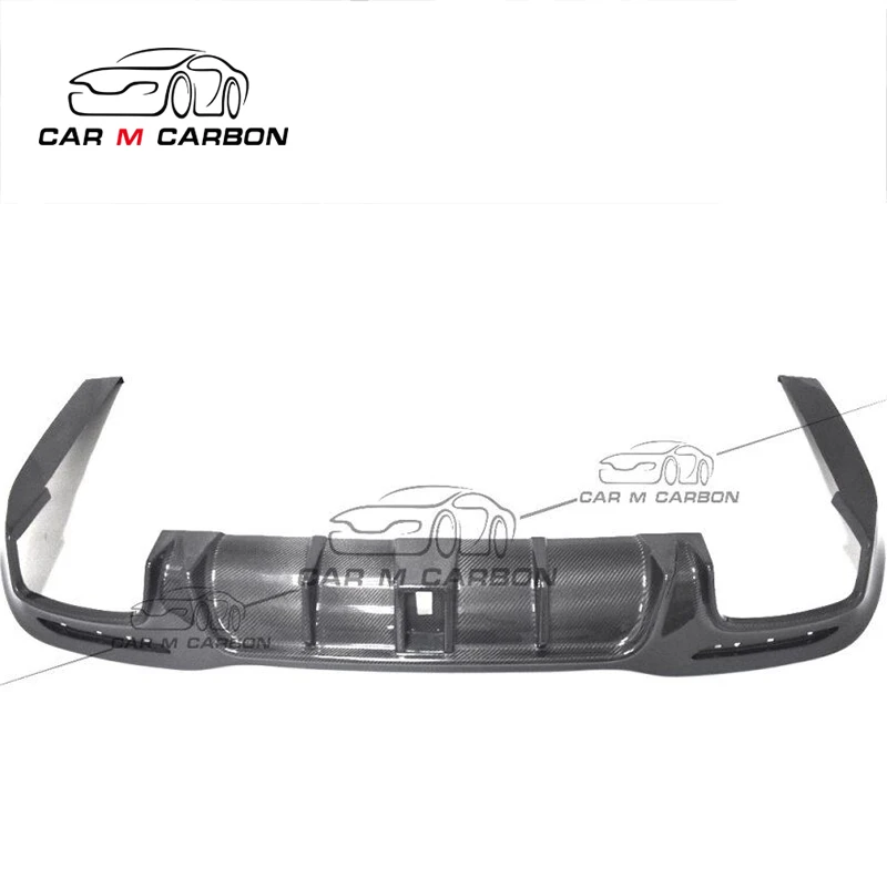 

New product carbon fiber + stainless steel S class W222 B700 style 2018 year rear bumper parts rear diffuser and exhaust tips