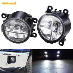 2 X LED Fog Light For Renault Clio Duster Megane Kwid Twingo Lodgy Trafic Scenic Kadjar Sandero Car Front Bumper Fog Lamp DRL